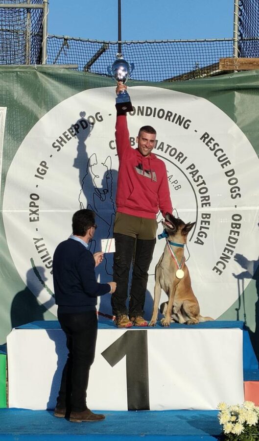 ROCKET AUS DER KRUMMHOLZ Campione nazionale Addestramento Malinois Cani da Ricerca Soccorso Torino